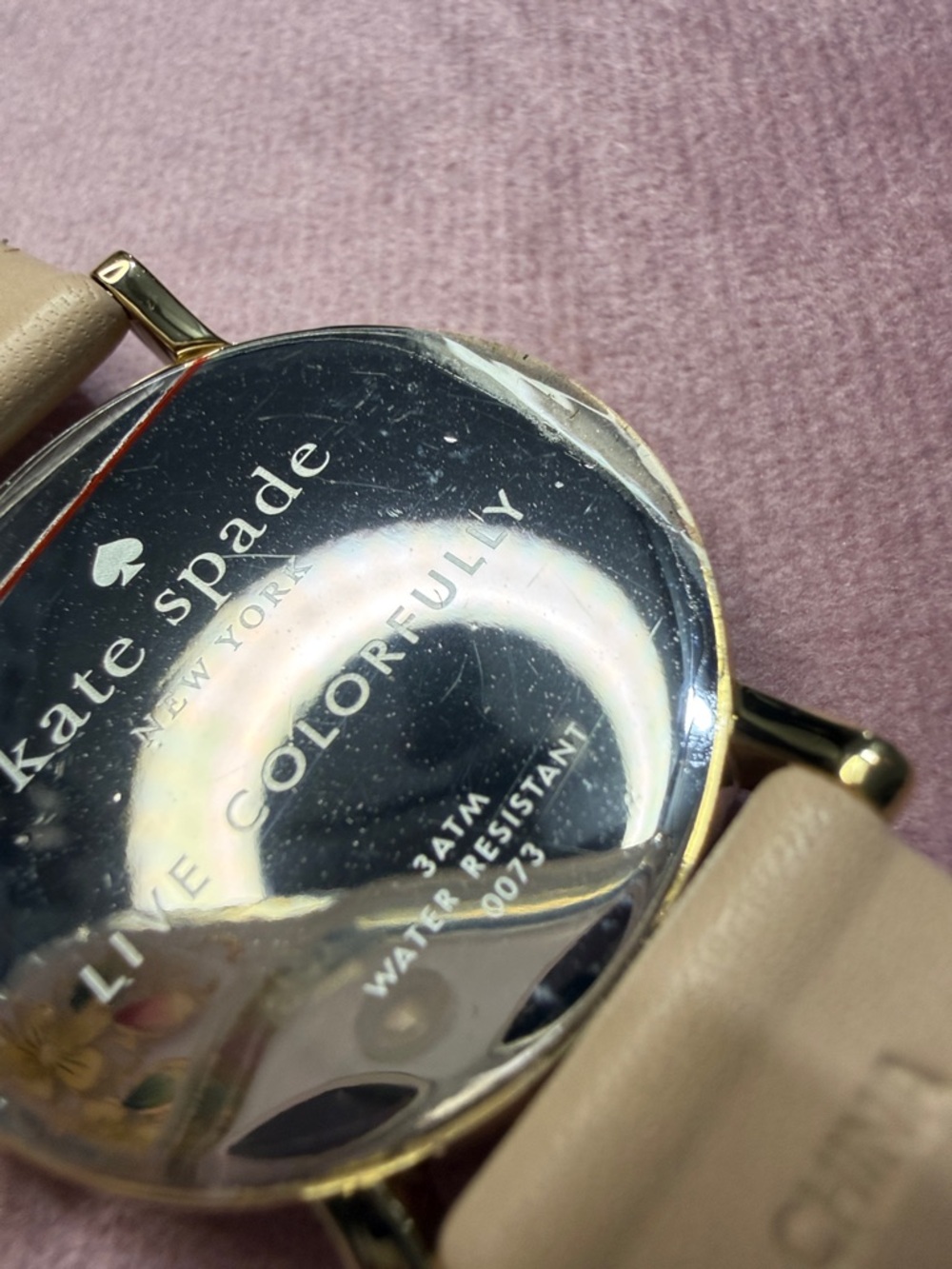 kate spade New York Gold & Beige Leather Watch - Picture 4 of 8